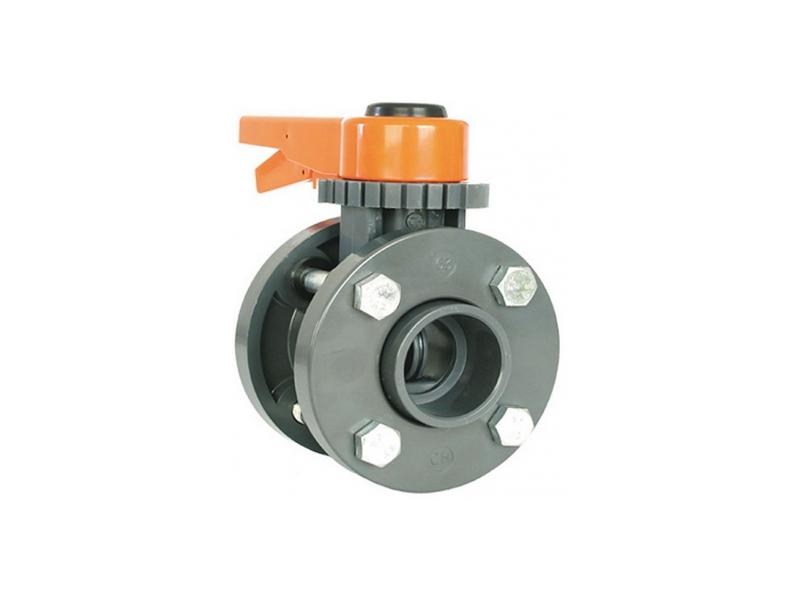 Дисковый затвор Coraplax WITH FLANGE ADAPTORS DN 125, c фланцем 140